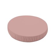 Cearceaf cu elastic, Waldin, Pentru patut evolutiv oval 7 in 1, 73x73 cm, Rose