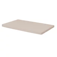 Cearceaf cu elastic, Waldin, Pentru patut leagan sau patut co-sleeper, 90x50 cm, Din bumbac, Beige