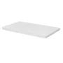 Cearceaf cu elastic, Waldin, Pentru patut leagan sau patut co-sleeper, 90x50 cm, Din bumbac, White - 1