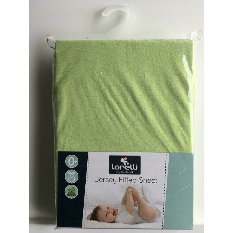 Lorelli - cearceaf jersey 60/120 cm green