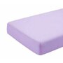 KidsDecor - Cearceaf cu elastic Pentru pat tineret din Bumbac, 200x140 cm, Violet - 2