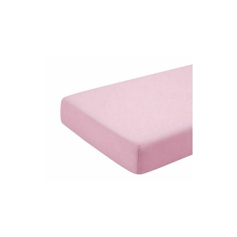 Kidsdecor - cearceaf cu elastic pentru pat tineret din bumbac, 200x100 cm, roz