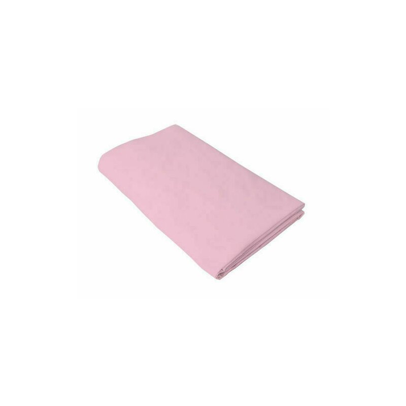 Kidsdecor - cearceaf cu elastic din bumbac, 107x60 cm, roz
