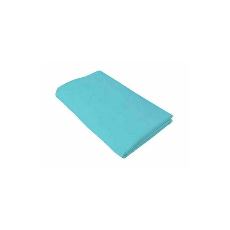 Kidsdecor - cearceaf cu elastic din bumbac, 110x70 cm, turcoaz