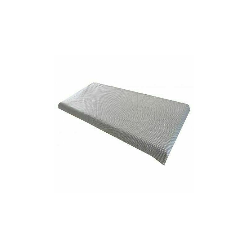 Deseda - cearsaf cu elastic pe colt 140x70 cm cu imprimeu - gri cu buline albe