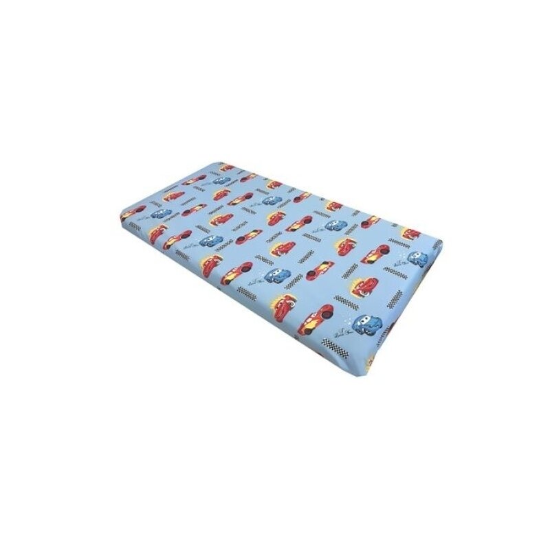 Deseda - cearsaf cu elastic pe colt cu imprimeu cars-140*70 cm