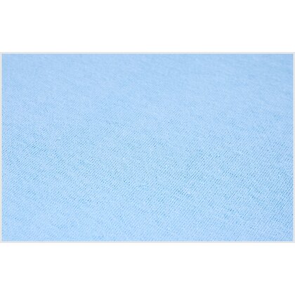 Sensillo - Cearceaf cu elastic,  Jersey, din Bumbac, 140x70 cm, Albastru