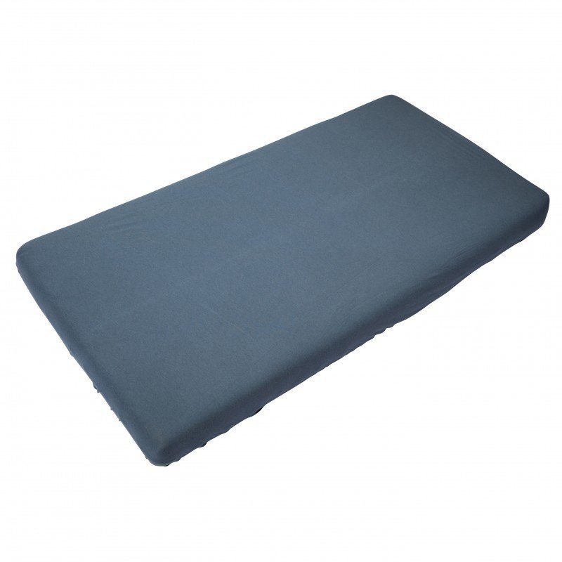 Timboo - Cearsaf din bambus cu elastic 70 x 140 cm, Marin