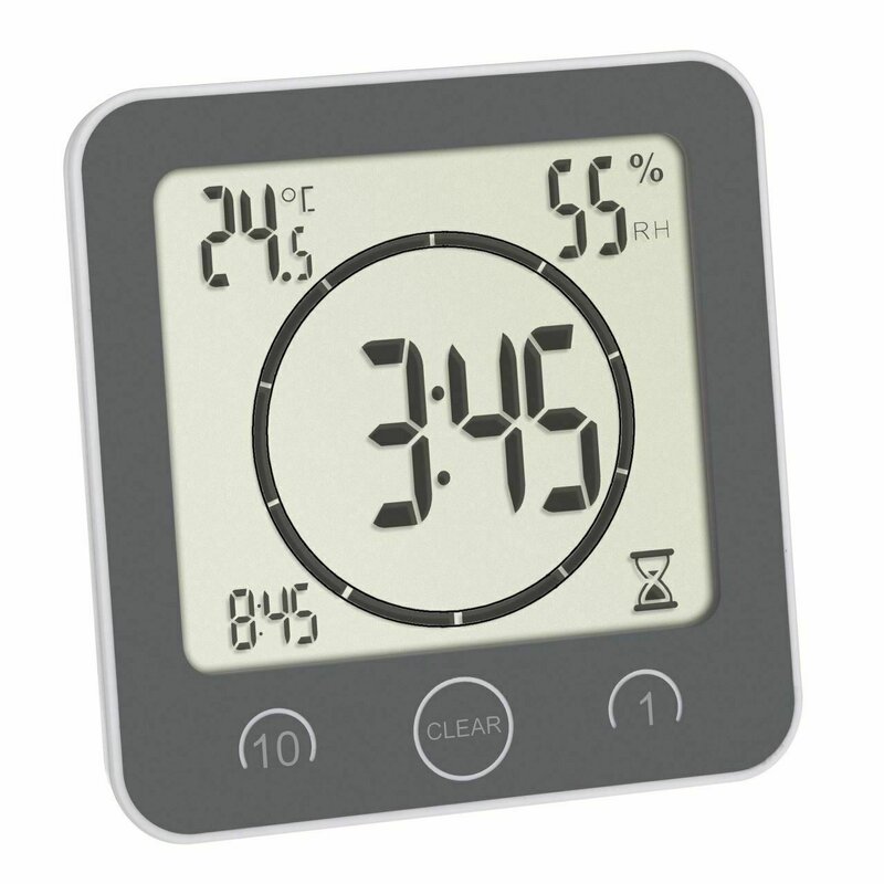 Tfa - accesoriu ceas digital cu timer si termohigrometru pentru bucatarie si baie