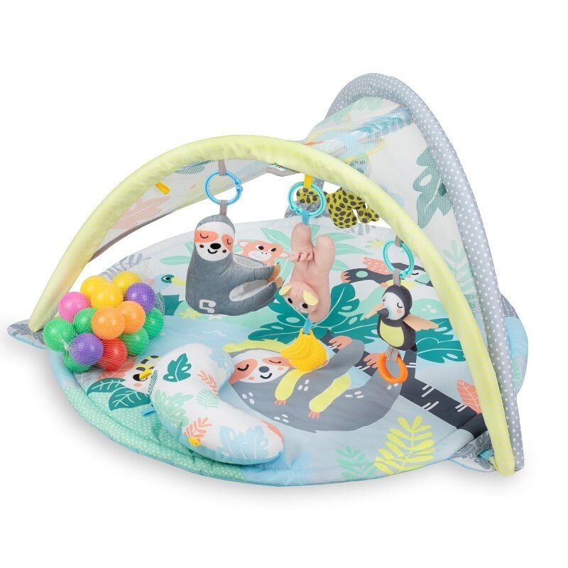 Qkids - salteluta interactiva jungle, 80x80 cm