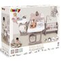 Smoby - Centru de ingrijire pentru papusi  Baby Nurse Doll`s Play Center maro cu 23 accesorii - 11