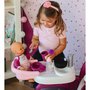 Smoby - Centru de ingrijire pentru papusi Baby Nurse Doll`s Play center cu 23 accesorii, Mov - 6