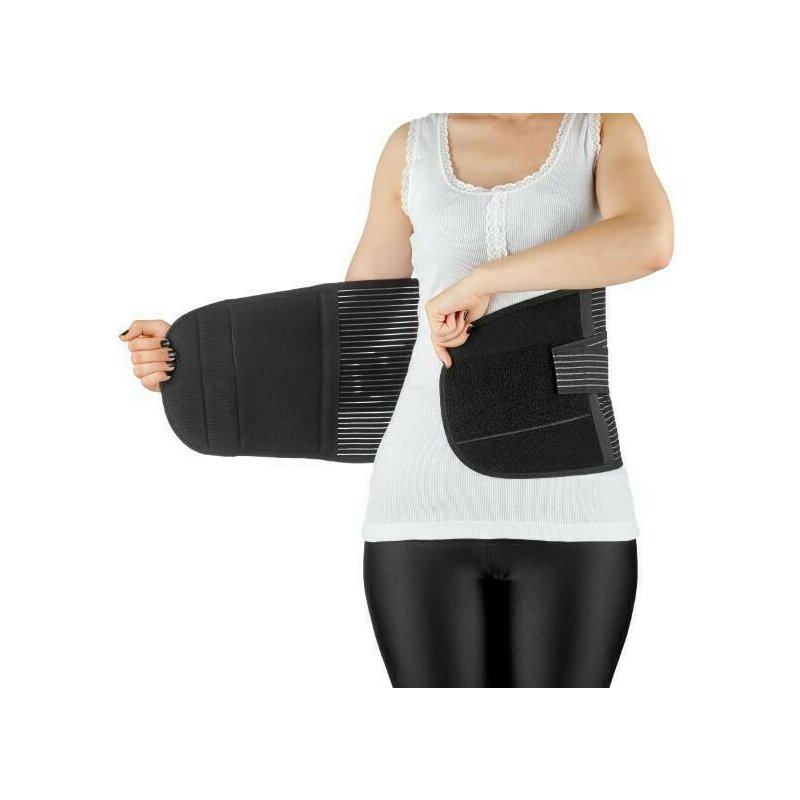 Babyjem - centura abdominala post-natala reglabila postpartum (culoare: negru, marime: l-xl)
