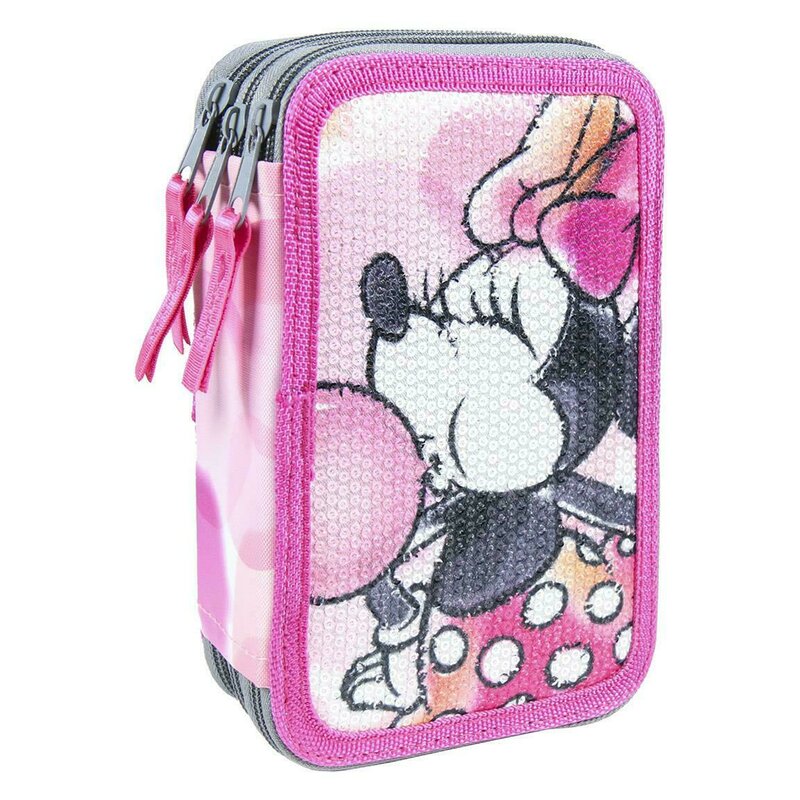 Cerda - penar echipat minnie mouse cu 3 compartimente, 42 piese