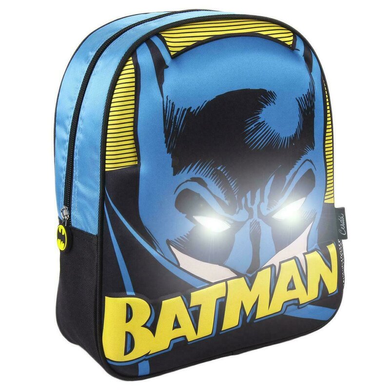 Cerda - rucsac batman 3d cu luminite, 25x31x10 cm