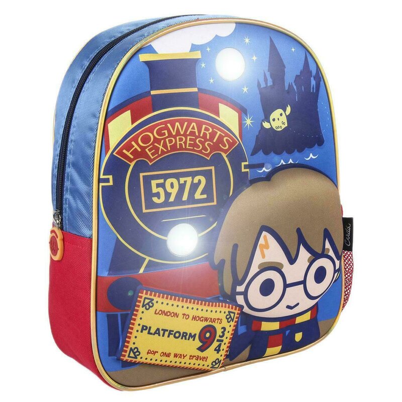 Cerda - rucsac cerda harry potter 3d cu luminite, 25x31x10 cm