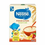 Nestle - Cereale pentru copii, 8 cereale cu fructe, 250g