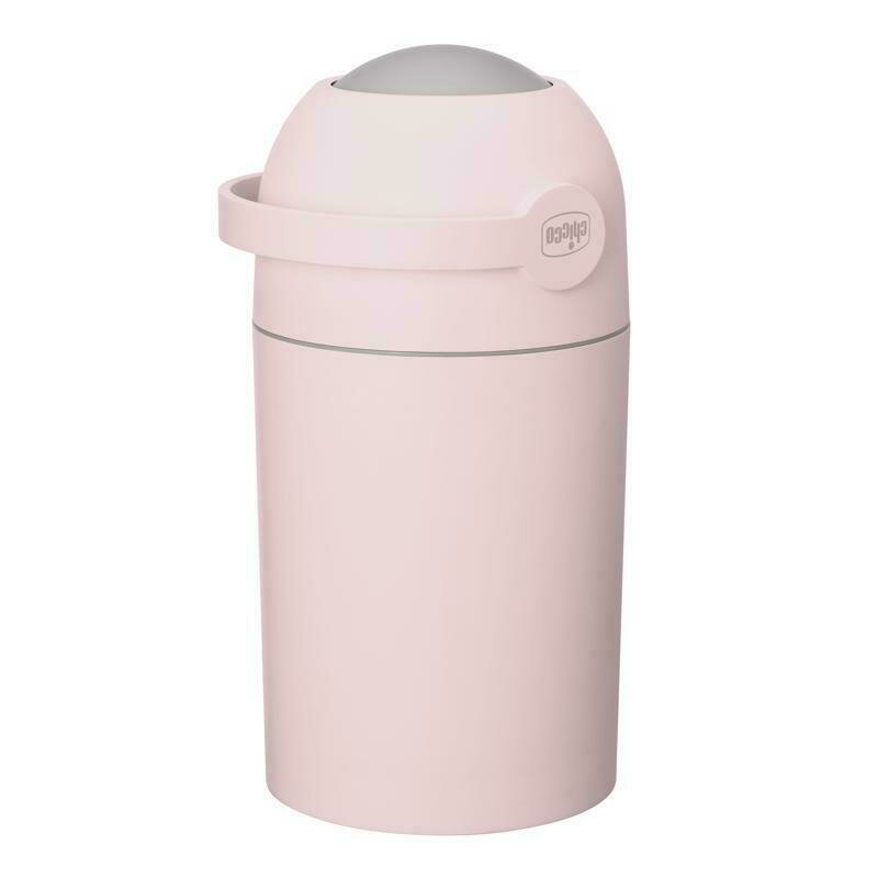 Chicco - cos ermetic pentru scutece, cu sistem etans de inchidere, capacitate pana la 25 de scutece, 26 x 24,5 x 48,5 cm, roz
