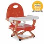 Scaun de masa, Chicco, booster, Pocket Snack, Pliabil, Reglabil in 3 pozitii, Cu tavita inclusa, Greutate suportata 15 kg, 6-36 luni, Rosu - 1