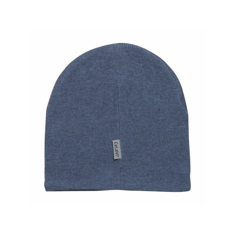 China blue 86/92 - fes dublat knit din lana si bumbac - celavi