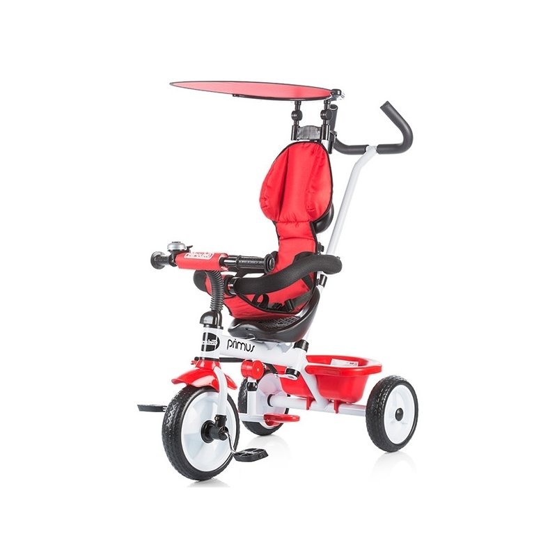 Chipolino - tricicleta primus suport picioare, control al directiei, rosu