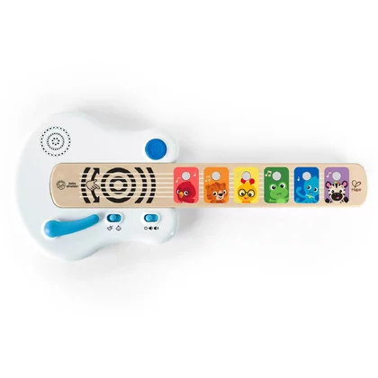 Chitara muzicala, Baby Einstein, Cu tehnologie Magic Touch, Din lemn, Cu sunete realiste, 12 luni+, Multicolor