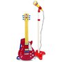 Chitara electronica, Bontempi, Rock, Cu microfon de scena, Cu stativ reglabil, 6 corzi si 5 piese rock demo, Include curea de umar, 20x56x4 cm chitara, 22,5x22,5x11,2 cm microfon+stativ, 36 luni+, Red/Yellow - 3