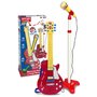 Chitara electronica, Bontempi, Rock, Cu microfon de scena, Cu stativ reglabil, 6 corzi si 5 piese rock demo, Include curea de umar, 20x56x4 cm chitara, 22,5x22,5x11,2 cm microfon+stativ, 36 luni+, Red/Yellow - 1