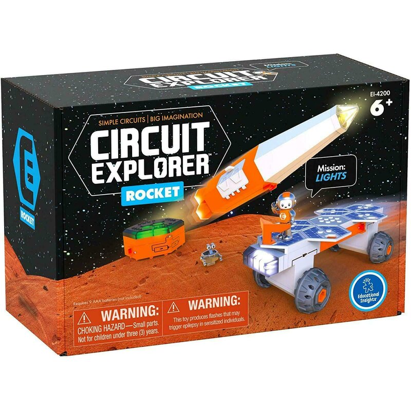Educational insights - set de constructie misiune in spatiu: lumini circuit explorer