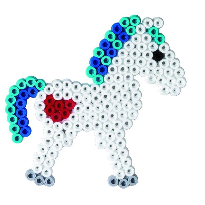 Hama - set margele de calcat circul 2000 buc, in cutie cadou mica midi