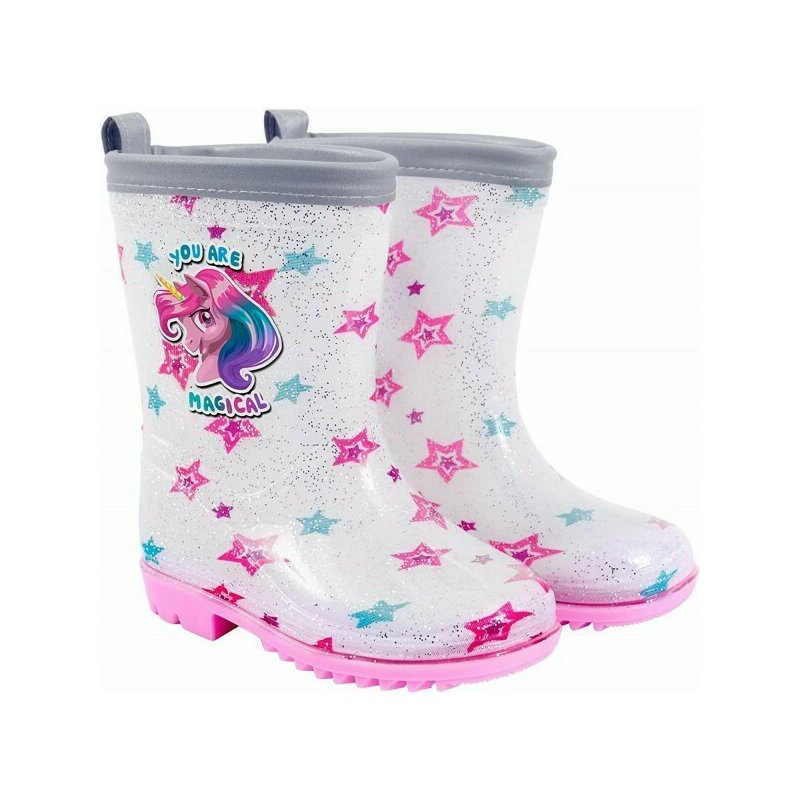 Perletti - cizme de cauciuc unicorn cu margine reflectorizanta marimi 22 23