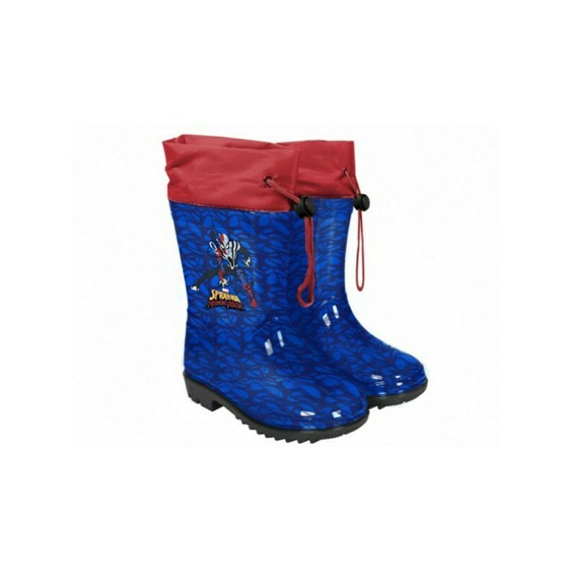 Perletti - cizme de cauciuc , spiderman, marime 30/31, albastru
