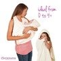 Clevamama - Prosop de baie pentru bebelus si mama, Crem - 1