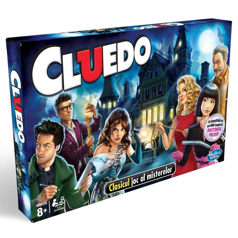 Hasbro - joc de societate misterele cluedo