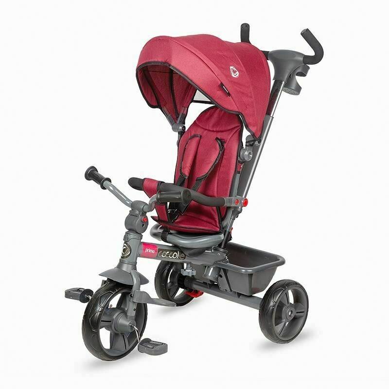 Coccolle - tricicleta multifunctionala primo, magenta