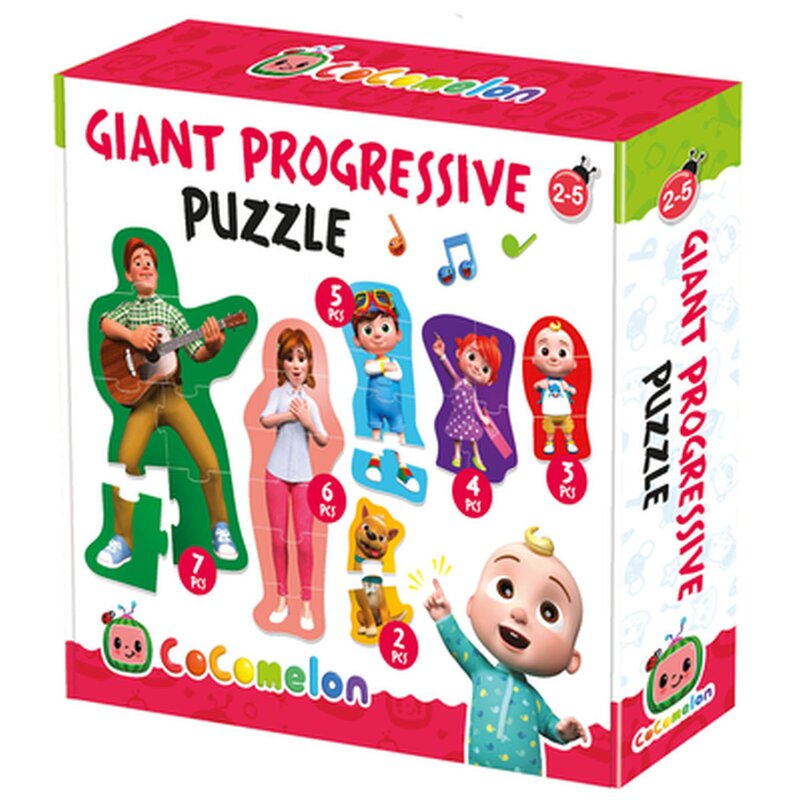 Headu - Puzzle personaje Cocomelon , Puzzle Copii , Progresive, piese 27