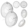 Colector de lapte, Lionelo, Milky, 2 buc, Se potriveste tuturor sutienelor, Cutie depozitare igienica inclusa, Fara bisfenol A, Capacitate 40 ml, Transparent - 1