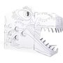 Fiesta Crafts - Set creativ Coloreaza-ti propria Masca 3D T-Rex - 6