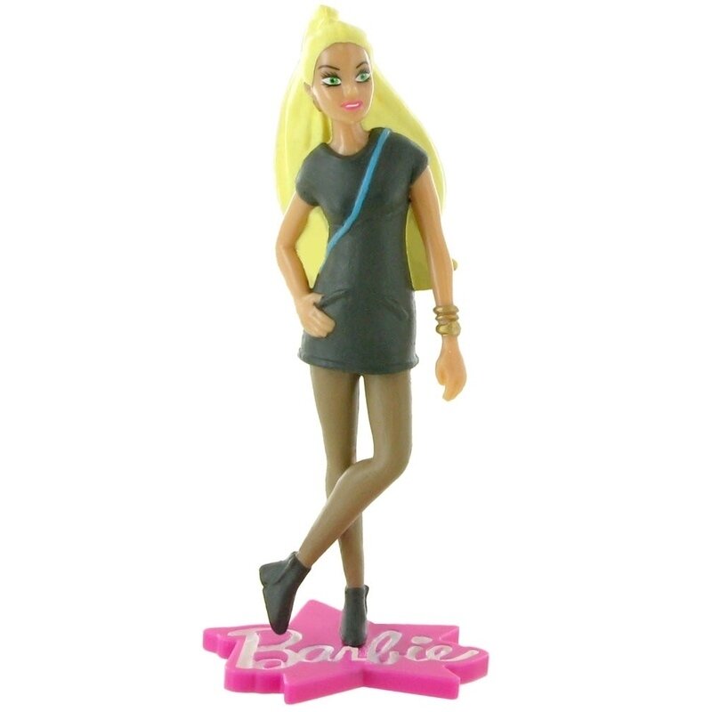 Figurina comansi - barbie-barbie fashion black dress