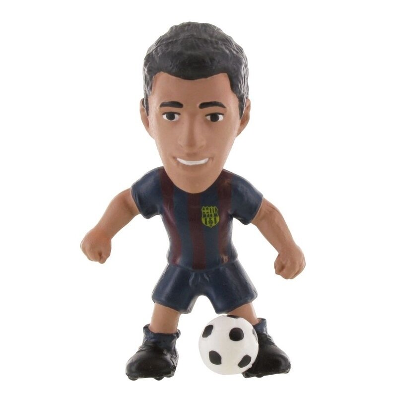 Figurina comansi - fc barcelona - suarez