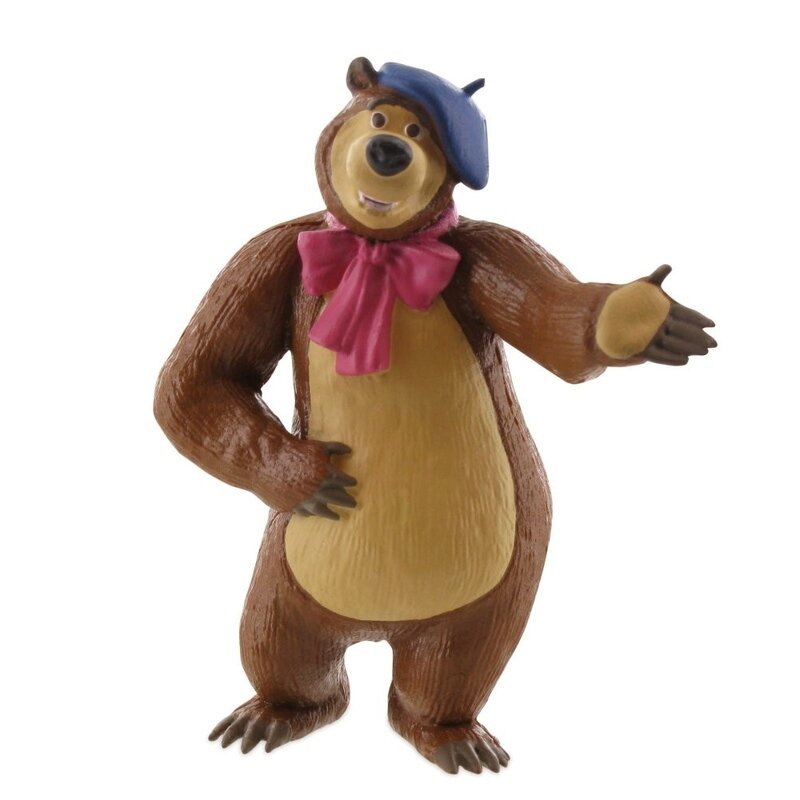 Figurina comansi - masha & the bear-bear painter