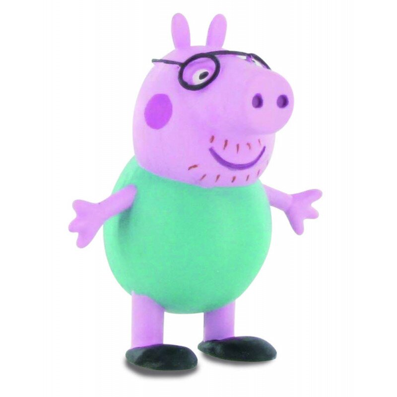 Figurina comansi - peppa pig - tata peppa pig