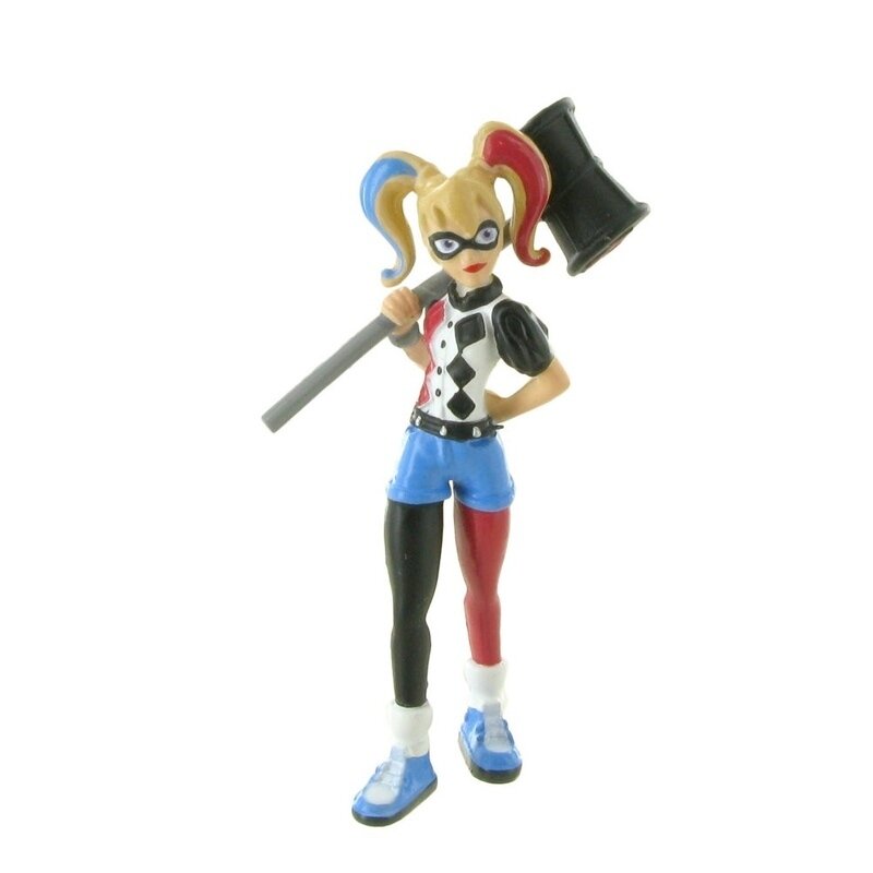 Figurina comansi - super hero girls- harley quinn