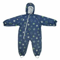 LittleLife - Combinezon Impermeabil Fleece , Stars, 18-24 luni, Albastru