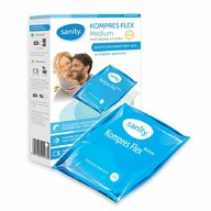 Sanity - Compresa medicala  Flex Medium 21 x 22 cm, cald/rece, Albastru