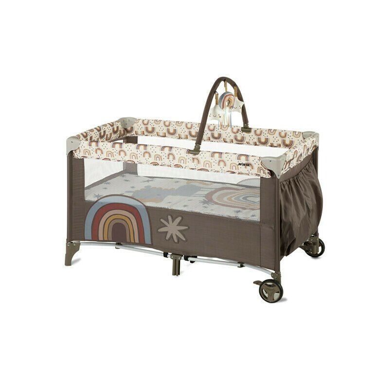 Jane - patut 120x60 cm, cu doua nivele t83, cu plasa de tantari