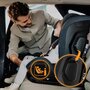 Scaun auto, Lionelo, Harper i-Size, Isofix, Cu centura TopTether, Cu spatar inclinabil in 5 pozitii, Cu tetiera reglabila in 13 pozitii, Cu tehnologie Dri Seat, Instalare cu fata inainte, 9-36 kg, 76-150 cm, Conform cu ECE R129, Gri - 27