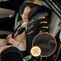 Scaun auto, Lionelo, Harper i-Size, Isofix, Cu centura TopTether, Cu spatar inclinabil in 5 pozitii, Cu tetiera reglabila in 13 pozitii, Cu tehnologie Dri Seat, Instalare cu fata inainte, 9-36 kg, 76-150 cm, Conform cu ECE R129, Gri - 33