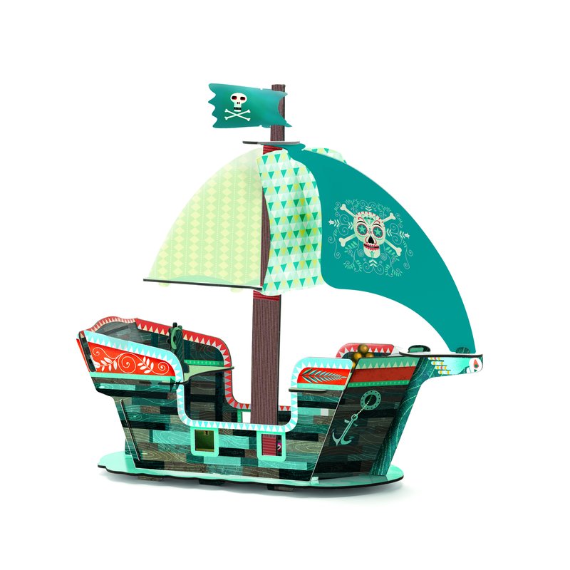 Djeco - corabia piratilor macheta 3d