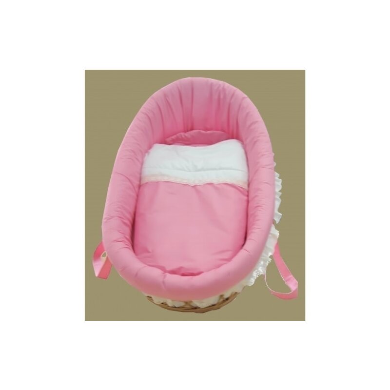 Deseda - cos de rachita pentru bebelusi royalty - roz